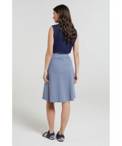 Waterfront Womens Jersey Skirt Blue $13.76 Dresses & Skirts