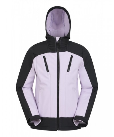 Extreme Kids Panelled Softshell Jacket Lilac $26.09 Jackets