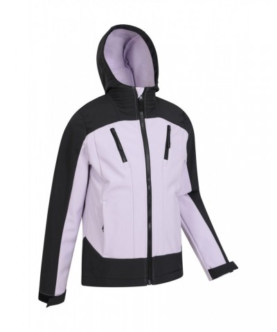 Extreme Kids Panelled Softshell Jacket Lilac $26.09 Jackets