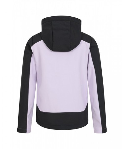 Extreme Kids Panelled Softshell Jacket Lilac $26.09 Jackets