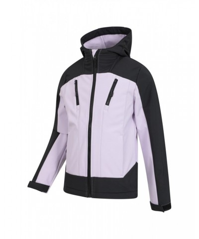 Extreme Kids Panelled Softshell Jacket Lilac $26.09 Jackets