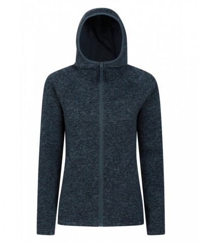 Nevis Womens Full Zip Hoodie Dark Blue $25.97 Fleece