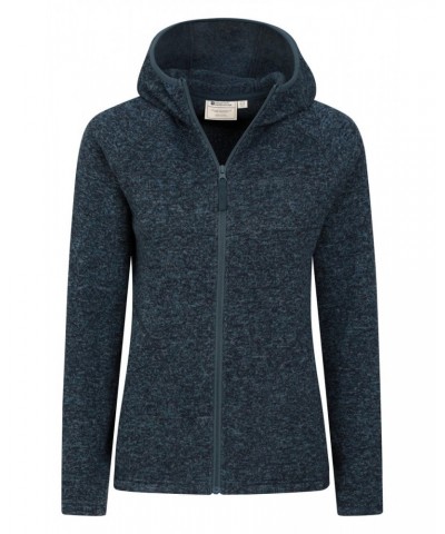 Nevis Womens Full Zip Hoodie Dark Blue $25.97 Fleece