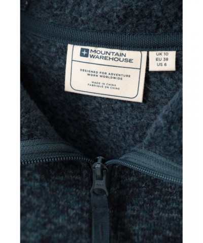 Nevis Womens Full Zip Hoodie Dark Blue $25.97 Fleece