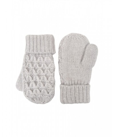 Chunky Knit Womens Gloves Grey $10.25 Accessories