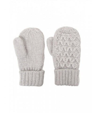 Chunky Knit Womens Gloves Grey $10.25 Accessories