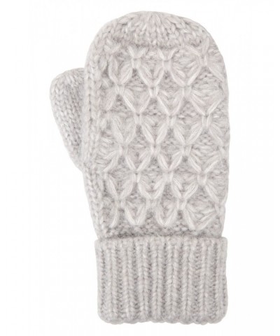 Chunky Knit Womens Gloves Grey $10.25 Accessories