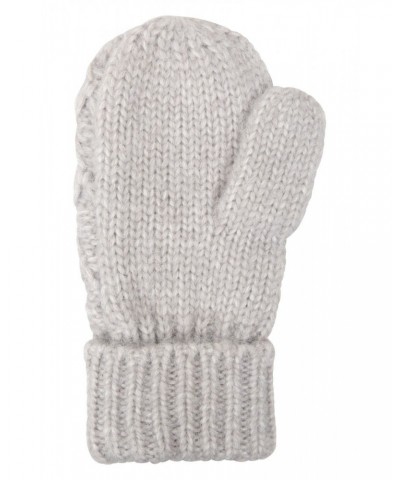 Chunky Knit Womens Gloves Grey $10.25 Accessories