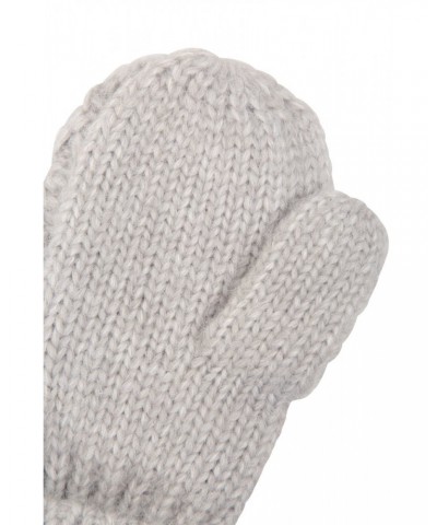 Chunky Knit Womens Gloves Grey $10.25 Accessories