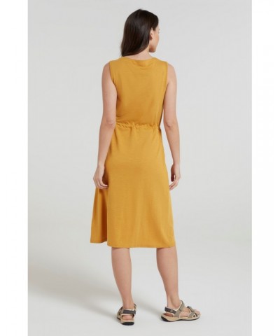 Bahamas Womens Sleeveless Dress Mustard $18.13 Dresses & Skirts