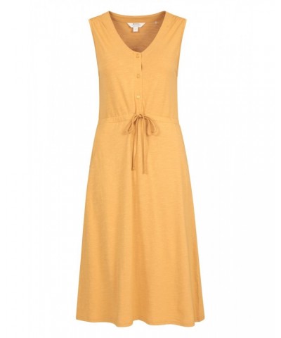 Bahamas Womens Sleeveless Dress Mustard $18.13 Dresses & Skirts