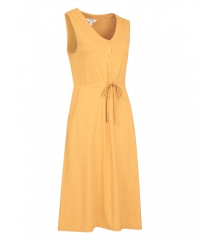 Bahamas Womens Sleeveless Dress Mustard $18.13 Dresses & Skirts