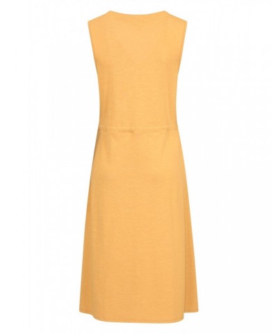 Bahamas Womens Sleeveless Dress Mustard $18.13 Dresses & Skirts