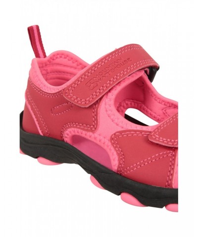 Pebble Junior Sandals Dark Pink $12.18 Footwear