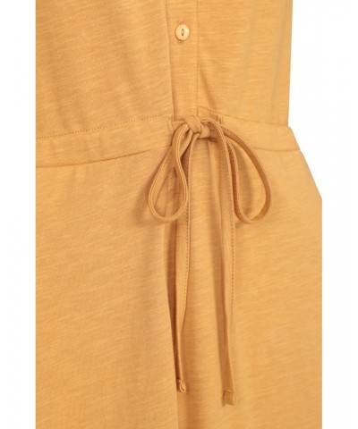 Bahamas Womens Sleeveless Dress Mustard $18.13 Dresses & Skirts