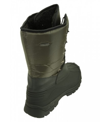 Plough Mens Snow Boots Khaki $20.21 Footwear