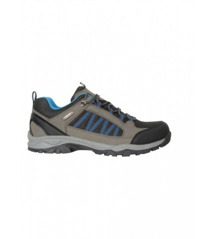 Path Mens Waterproof Outdoor Hiking Shoes Dark Grey $22.55 Footwear