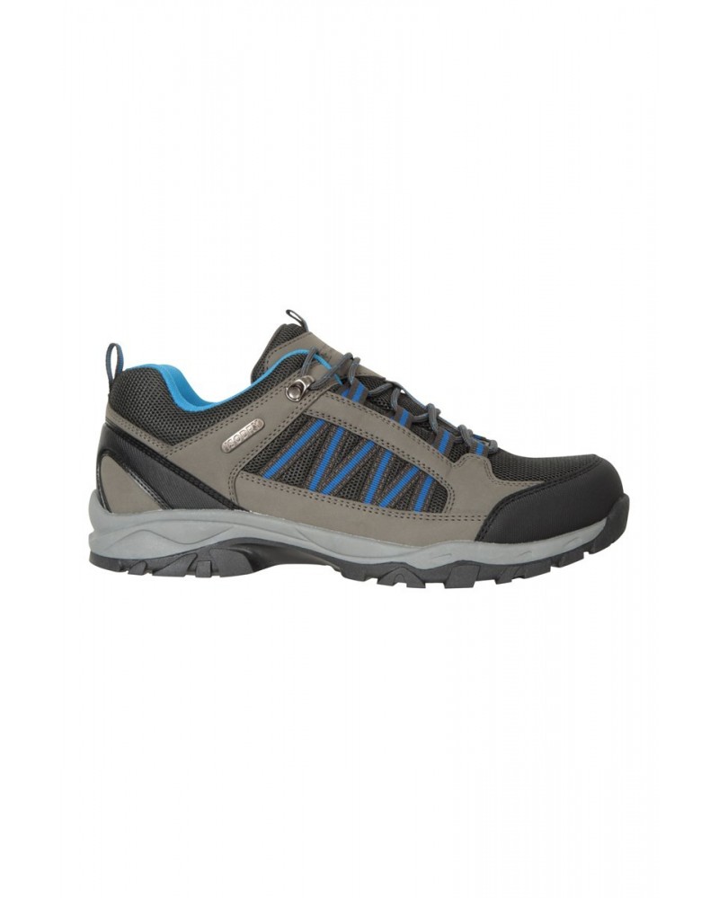 Path Mens Waterproof Outdoor Hiking Shoes Dark Grey $22.55 Footwear