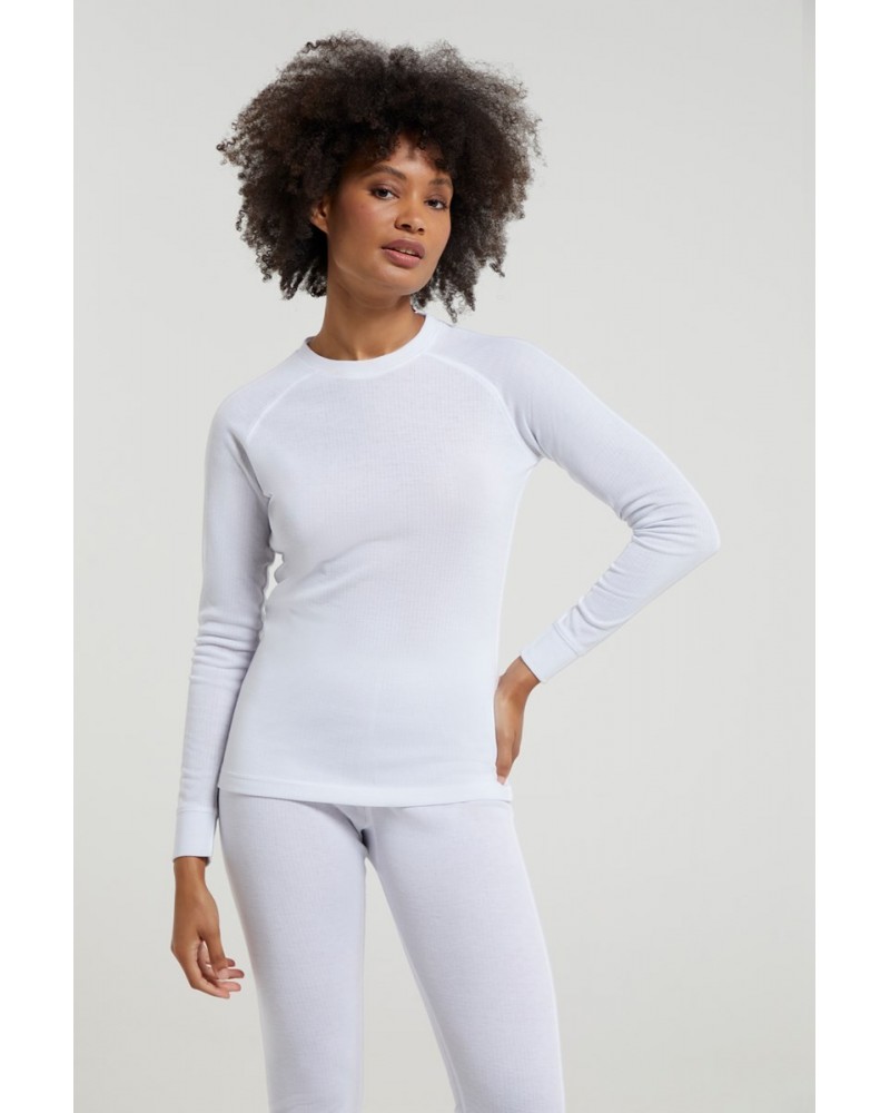 Talus Womens Thermal Top White $13.24 Thermals