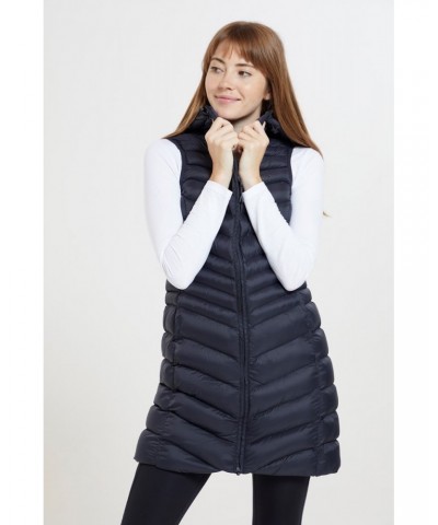 Florence Womens Long Insulated Vest Black $29.40 Jackets