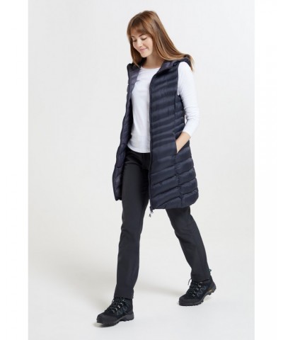 Florence Womens Long Insulated Vest Black $29.40 Jackets