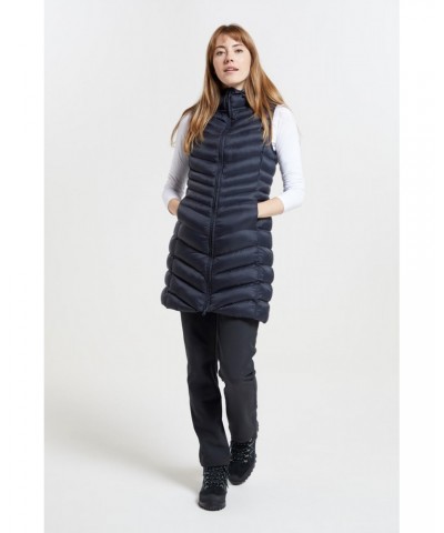 Florence Womens Long Insulated Vest Black $29.40 Jackets