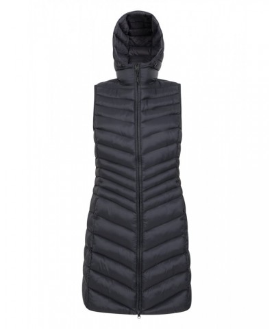 Florence Womens Long Insulated Vest Black $29.40 Jackets