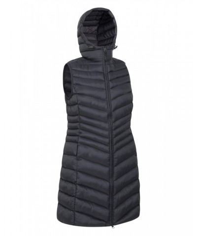 Florence Womens Long Insulated Vest Black $29.40 Jackets