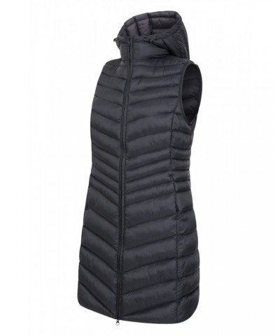 Florence Womens Long Insulated Vest Black $29.40 Jackets