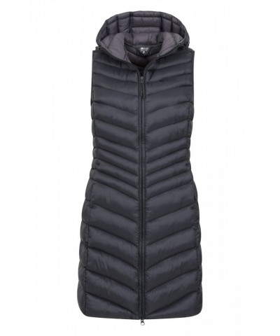 Florence Womens Long Insulated Vest Black $29.40 Jackets