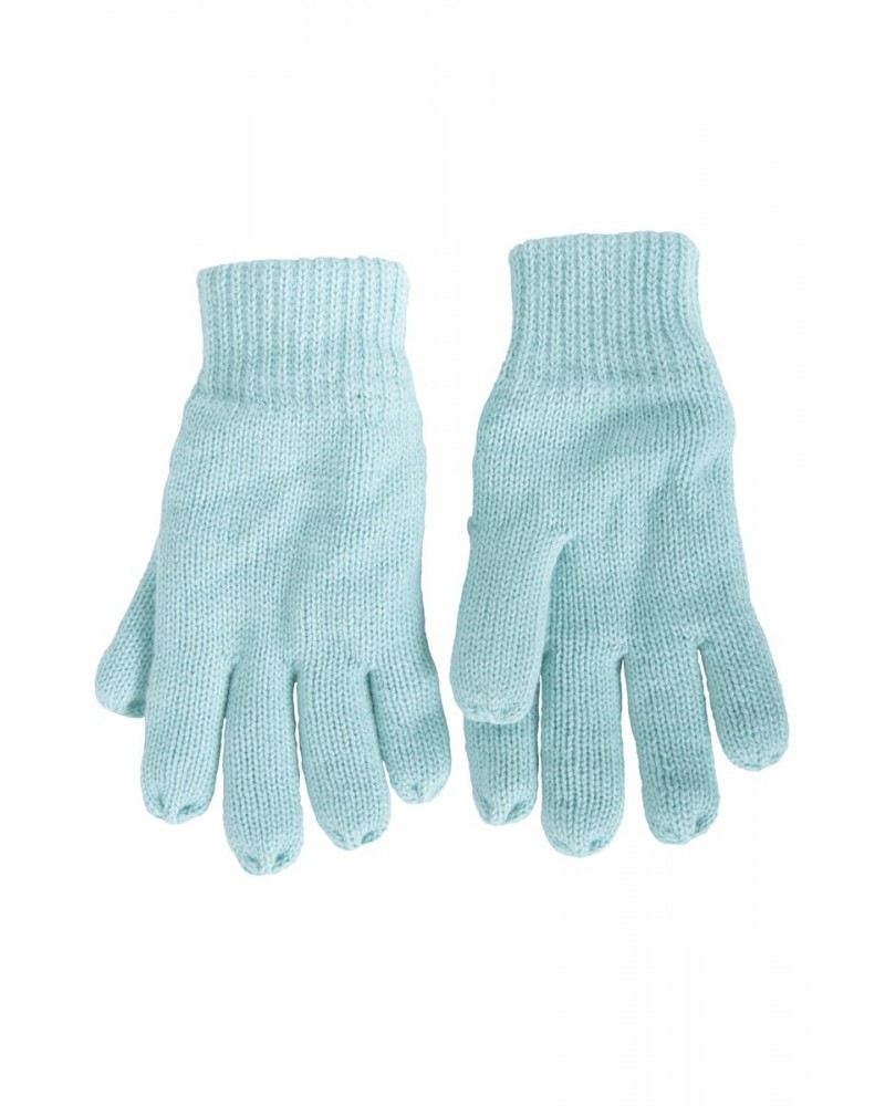 Kids Knitted Thinsulate Thermal Gloves Teal $10.00 Accessories