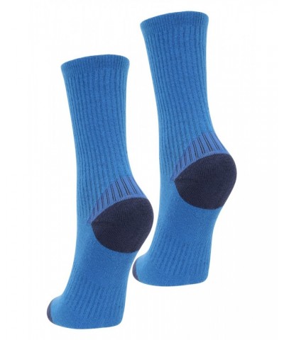 Kids Cushioned Mid-Calf Hiker Socks 2-Pack Cobalt $8.39 Accessories