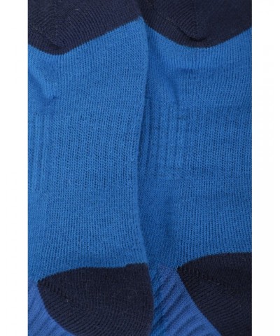 Kids Cushioned Mid-Calf Hiker Socks 2-Pack Cobalt $8.39 Accessories