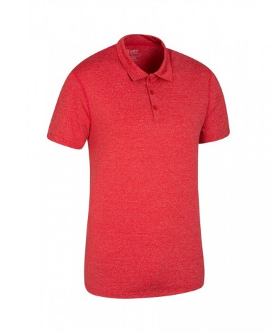 Mens Agra Stripe Polo Red $13.20 Tops