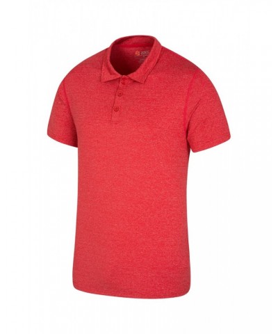 Mens Agra Stripe Polo Red $13.20 Tops