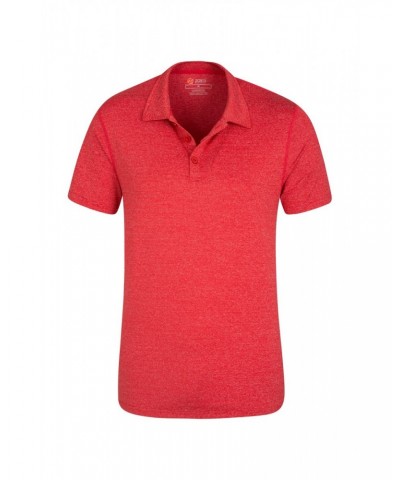 Mens Agra Stripe Polo Red $13.20 Tops