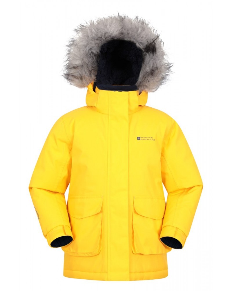 Ranger 3 Kids Waterproof Parka Jacket Mustard $23.84 Jackets