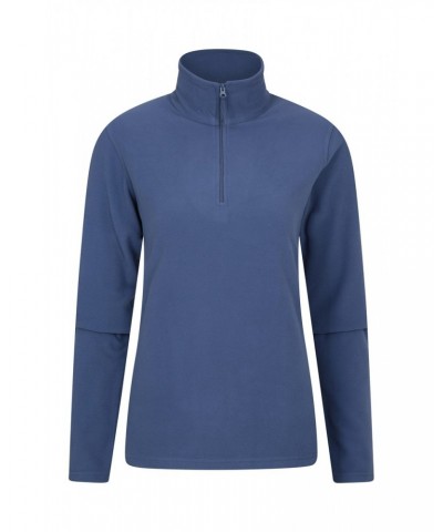 Camber Womens Half-Zip Fleece Blue $14.49 Fleece