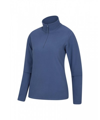 Camber Womens Half-Zip Fleece Blue $14.49 Fleece