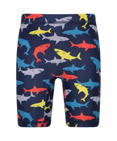 Printed Kids Rash Guard and Shorts Two Tone Blue $12.99 Tops