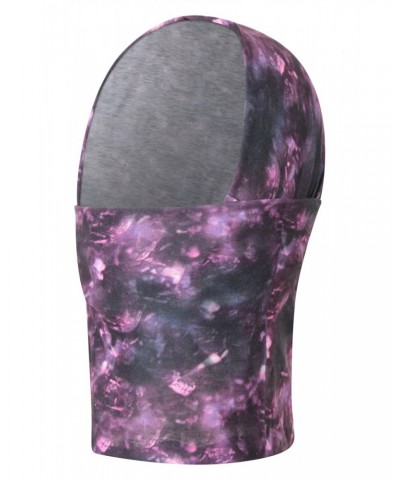 Mens Patterned Multifunctional Head Tube Dark Purple $9.35 Ski