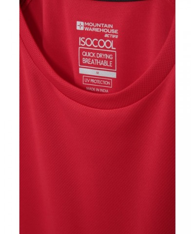 Endurance Isocool Mens Active T-Shirt Red $14.24 Active