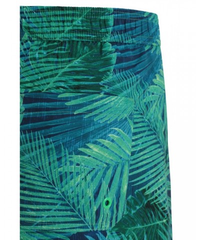 Ocean Printed Mens Boardshorts Bright Green $13.24 Pants