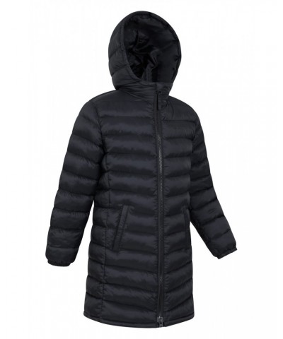 Florence Kids Longline Insulated Jacket Black $35.09 Jackets