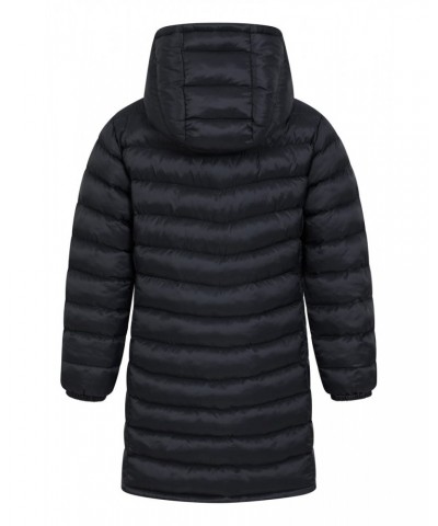 Florence Kids Longline Insulated Jacket Black $35.09 Jackets