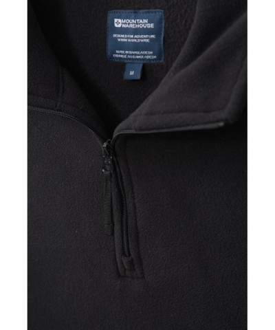 Camber II Mens Half-Zip Fleece Black $13.76 Fleece