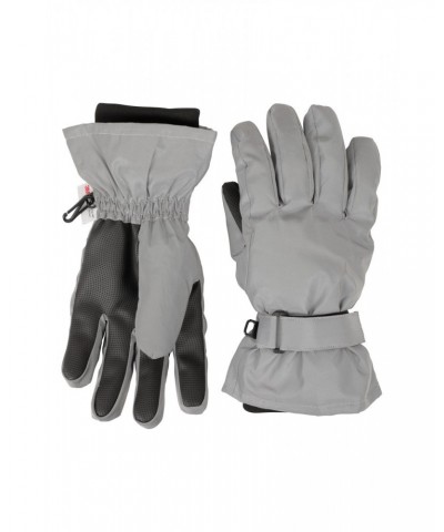 Reflective Kids Snow Proof Glove Grey $11.95 Ski