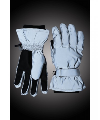 Reflective Kids Snow Proof Glove Grey $11.95 Ski