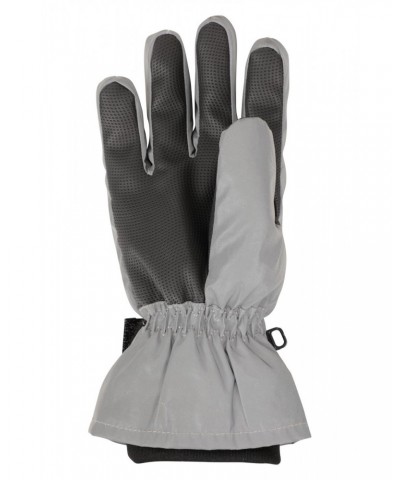 Reflective Kids Snow Proof Glove Grey $11.95 Ski