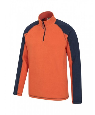 Ashbourne II Mens Half-Zip Fleece Orange $14.57 Fleece